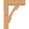 Ekena Millwork Olympic Block Smooth Bracket w/ Offset Brace, Western Red Cedar, 7 1/2"W x 24"D x 32"H BKT0806X24X32OLY05SWR - alternate 3